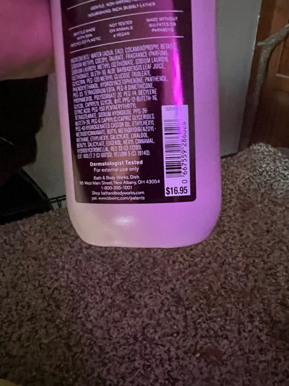 Bath & Body Works A Thousand Wishes Body Wash - Light Pink - Picture 3 of 3